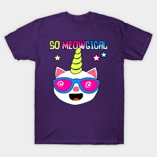 So Meowgical Unicorn Cat T-Shirt